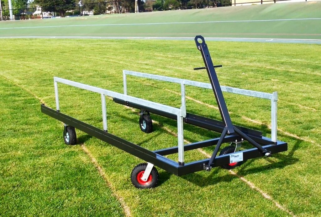 Hurdles cart, athletics hurdle cart, hurdle trolley, athletics hurdle carrier, track and field hurdles holder, Playhard sports, play hard sports, play hard sports equipment, Playhard, athletics equipment, track equipment, athletics track equipment, athletics hurdles, athletics equipment Australia,